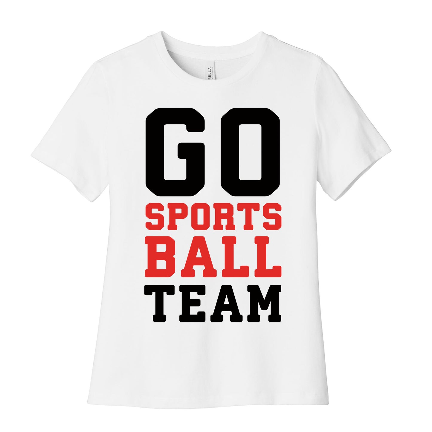 Go Sports Ball Team Women's Cotton Tee