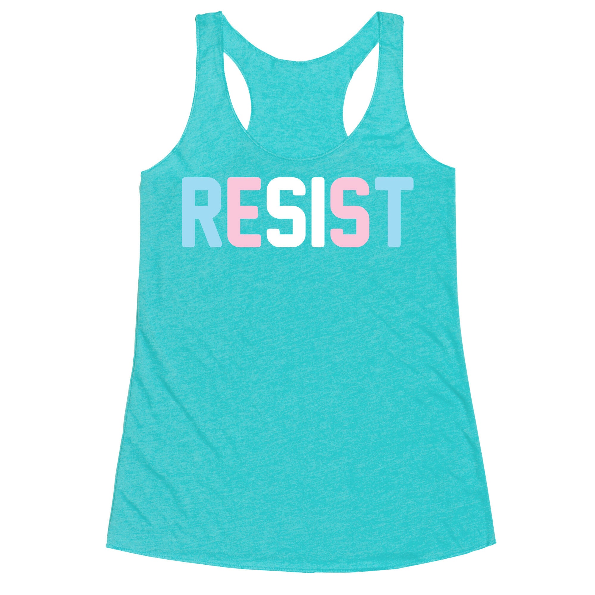 Transgender Resist Racerback Tank