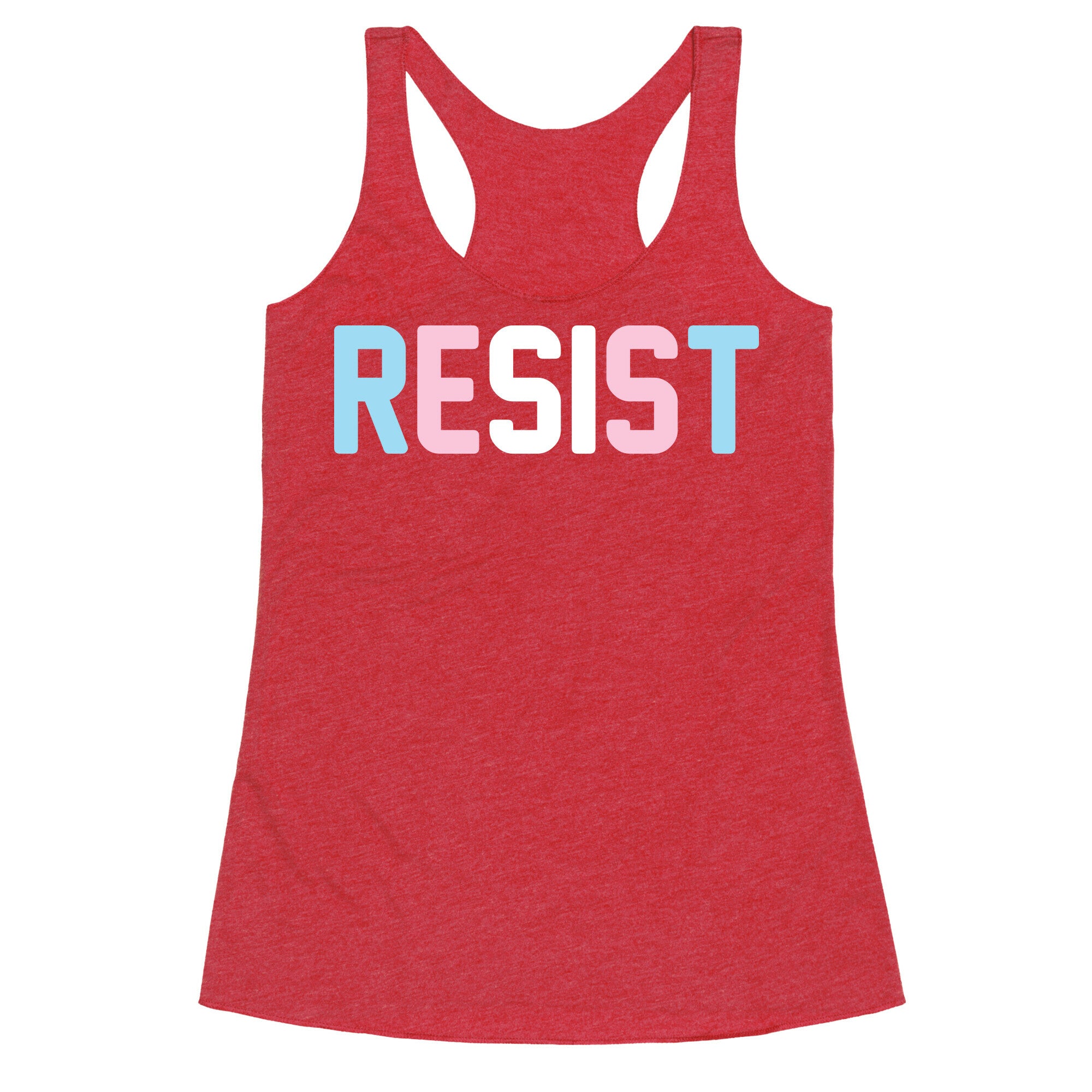 Transgender Resist Racerback Tank