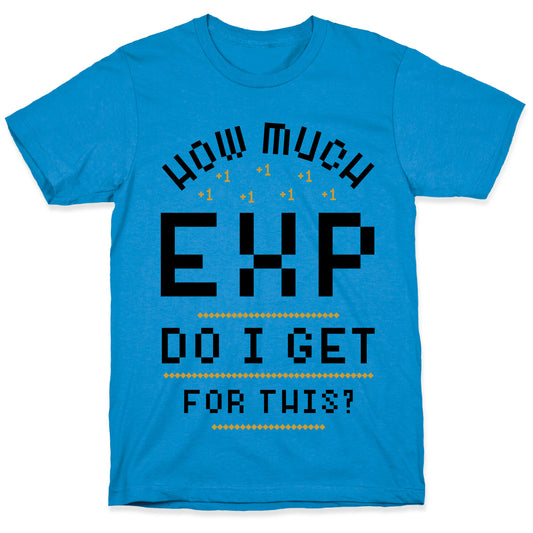How Much EXP Do I Get For This T-Shirt