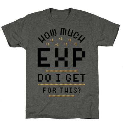 How Much EXP Do I Get For This Unisex Triblend Tee