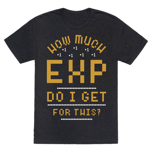 How Much EXP Do I Get For This Unisex Triblend Tee