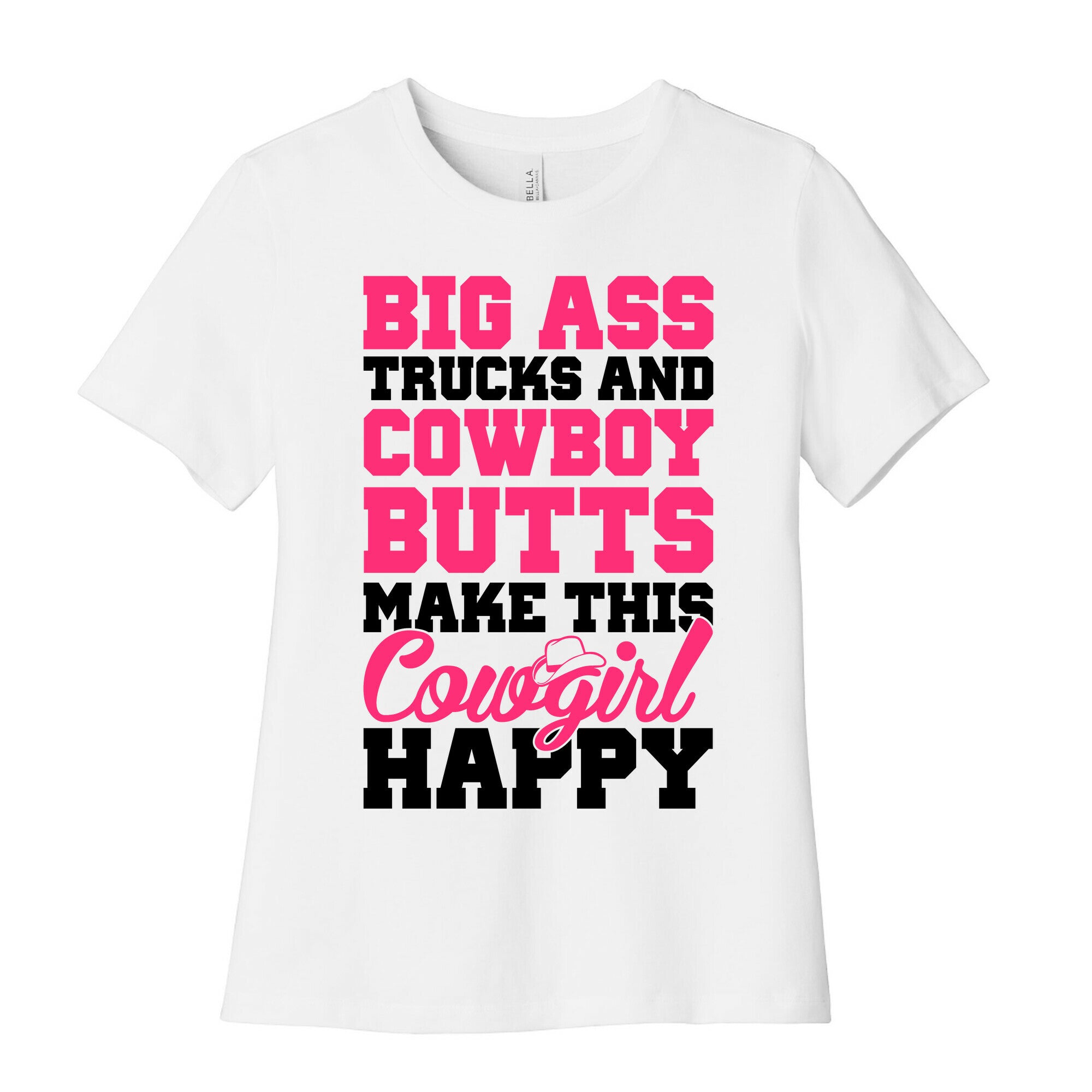 Big Ass Trucks and Cowboy Butts Women's Cotton Tee