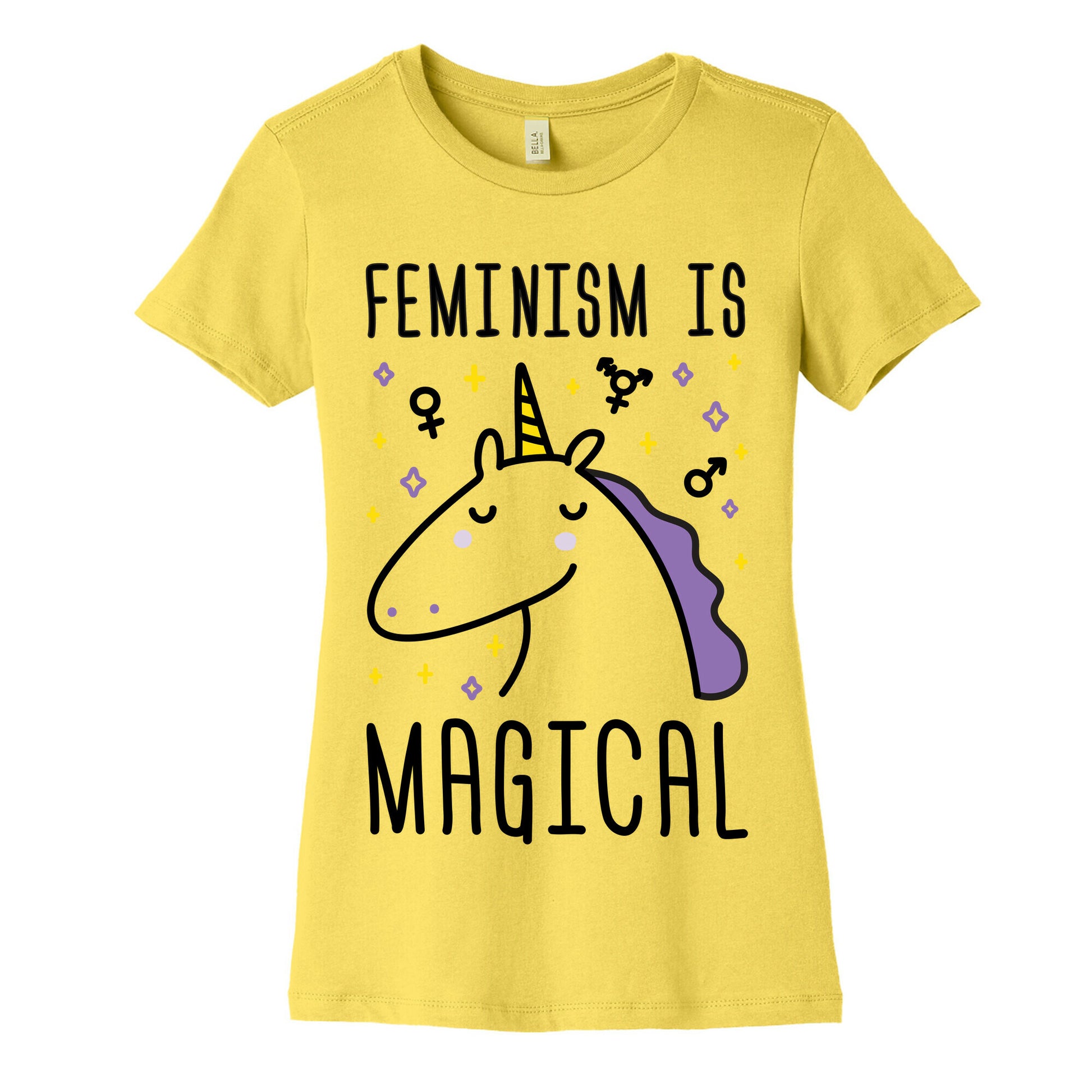 Feminism Is Magical Women's Cotton Tee