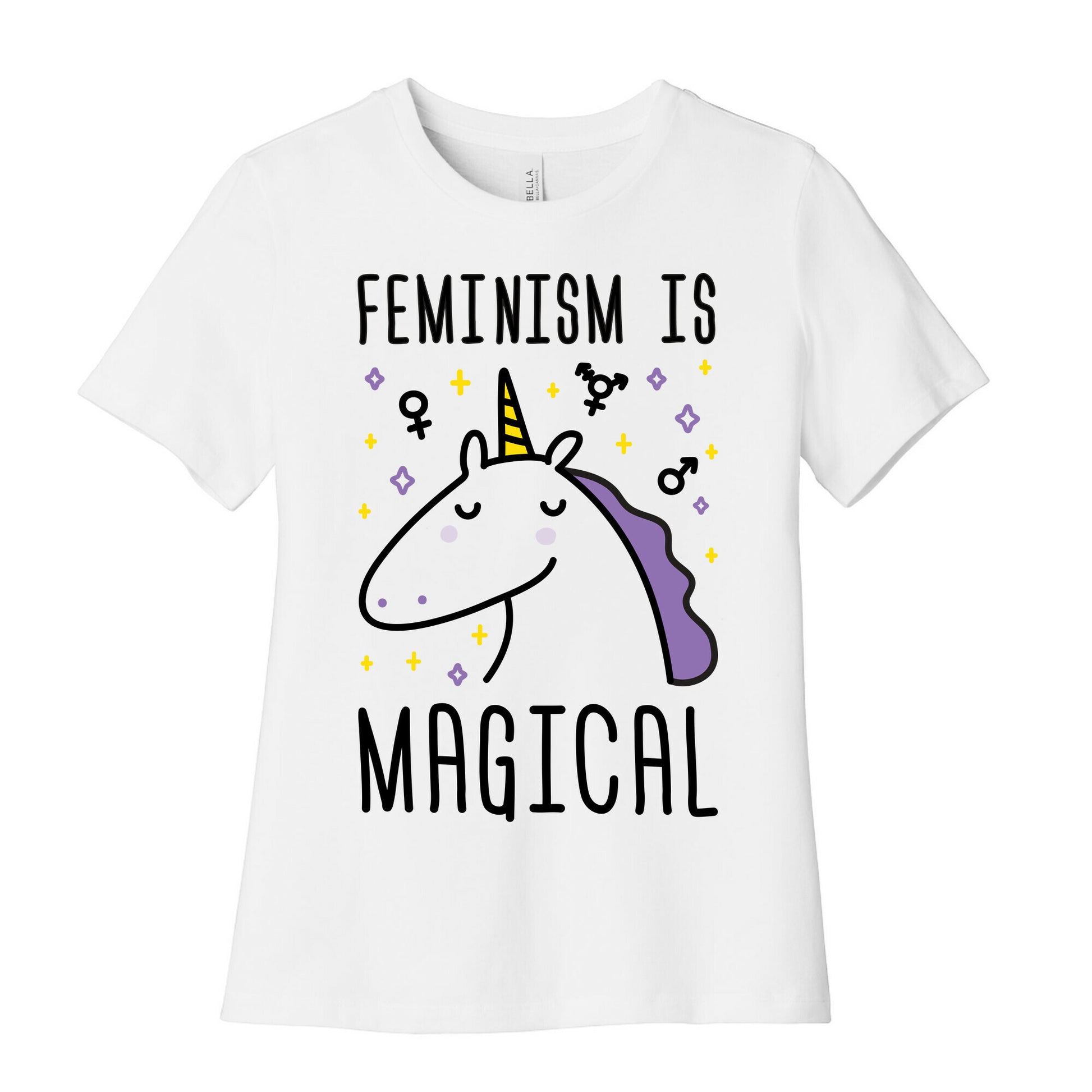 Feminism Is Magical Women's Cotton Tee