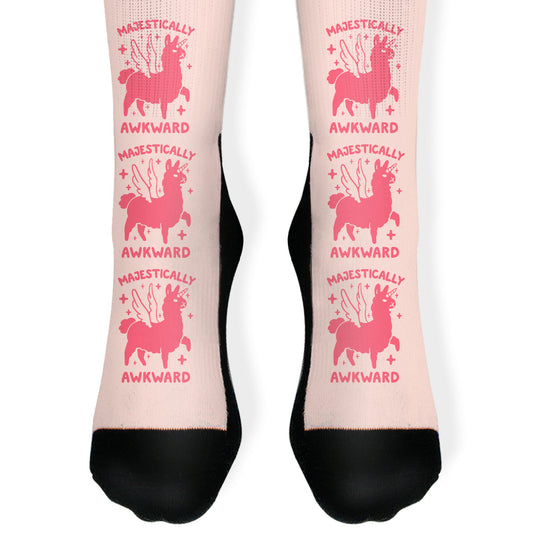 Majestically Awkward Llamicorn Socks