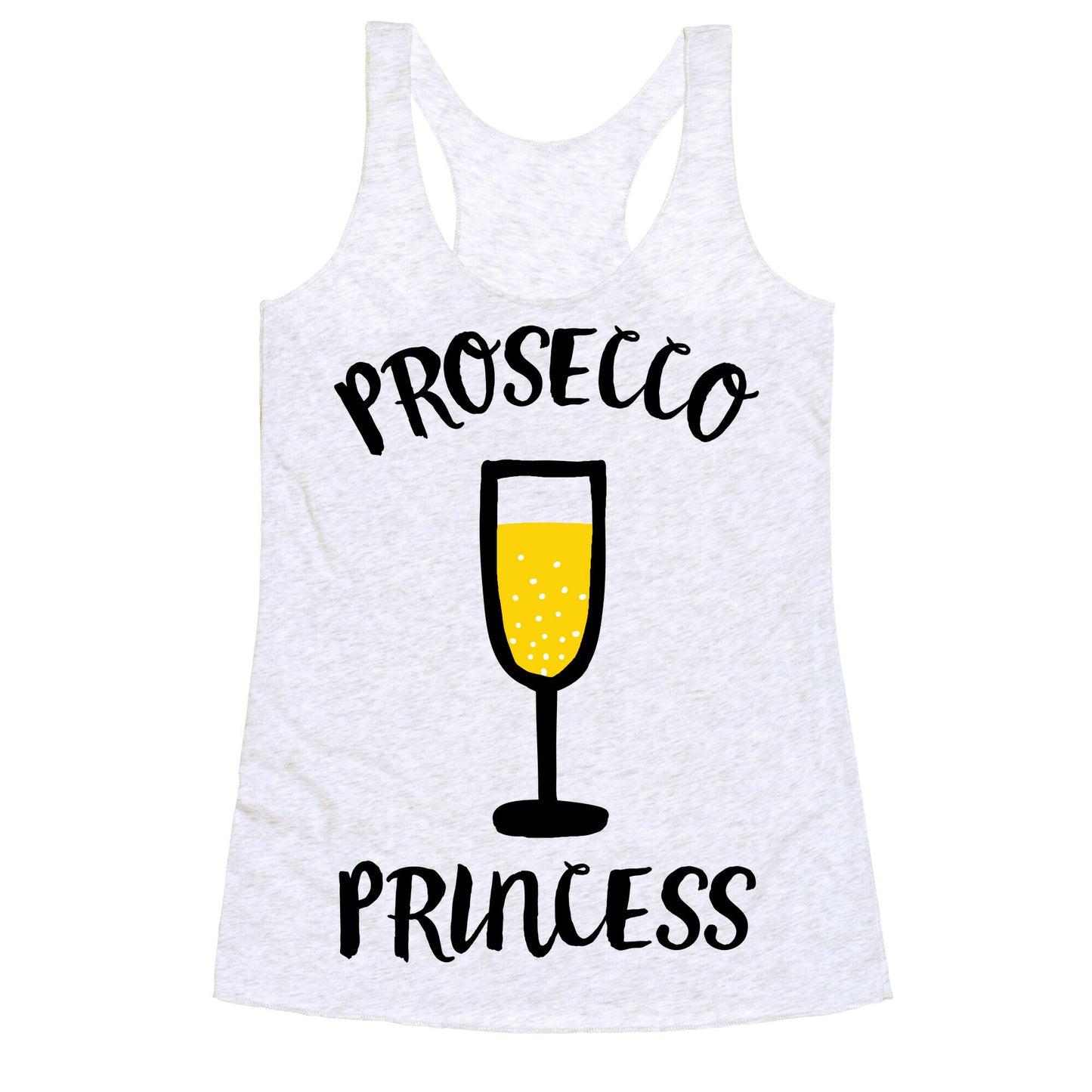 Prosecco Princess Racerback Tank