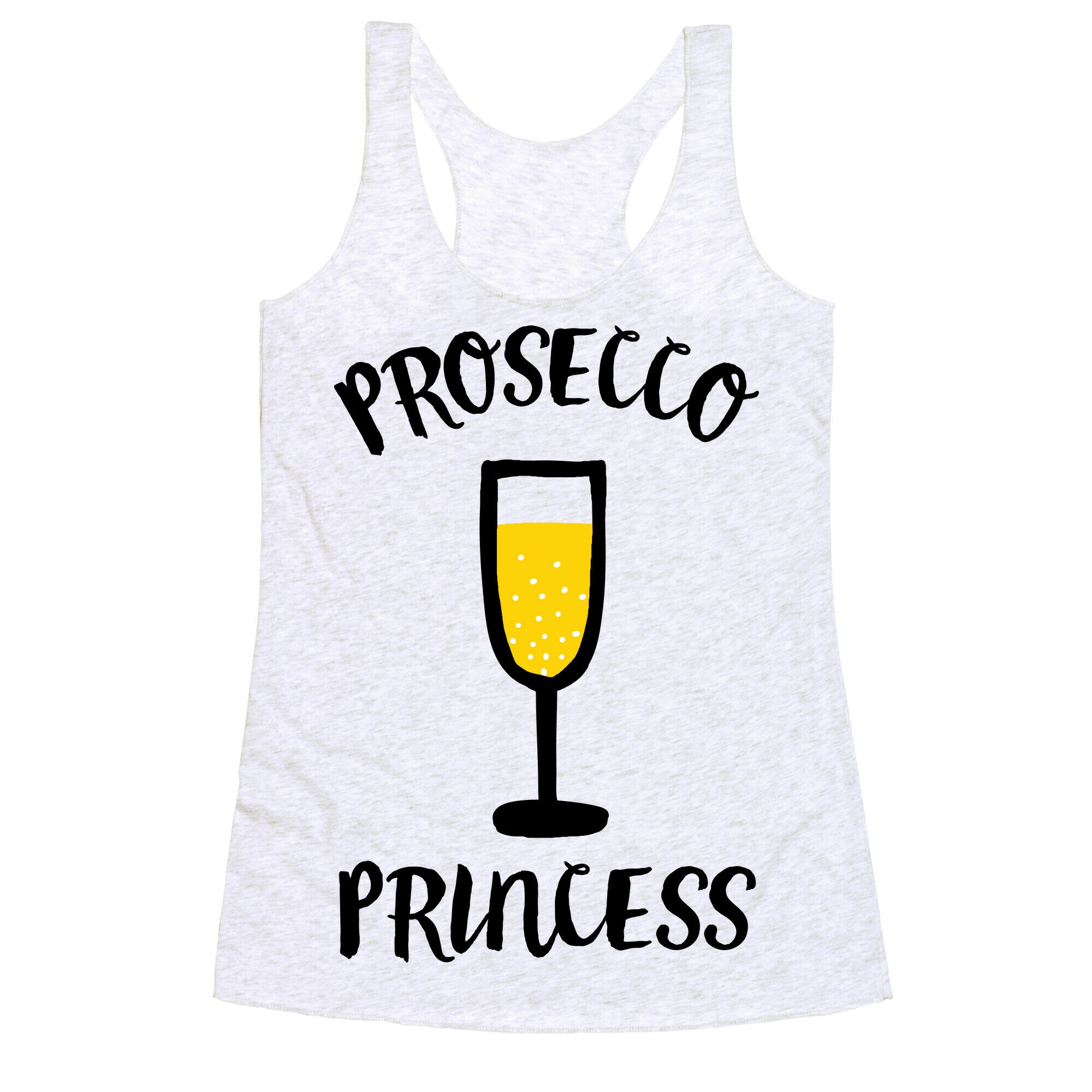 Prosecco Princess Racerback Tank