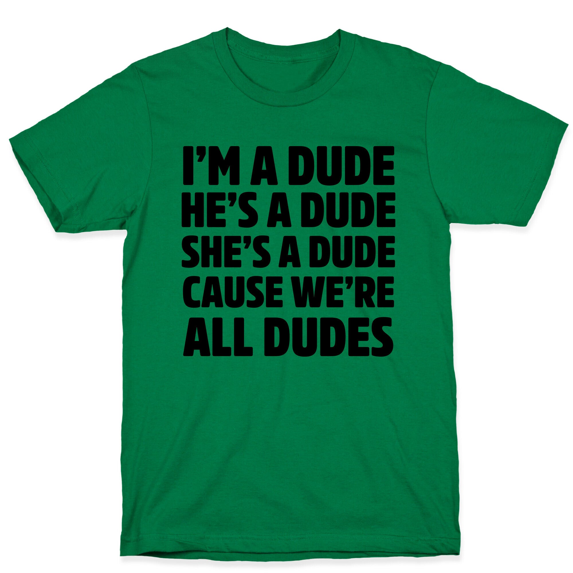 I'm a Dude, He's a Dude, She's a Dude T-Shirt