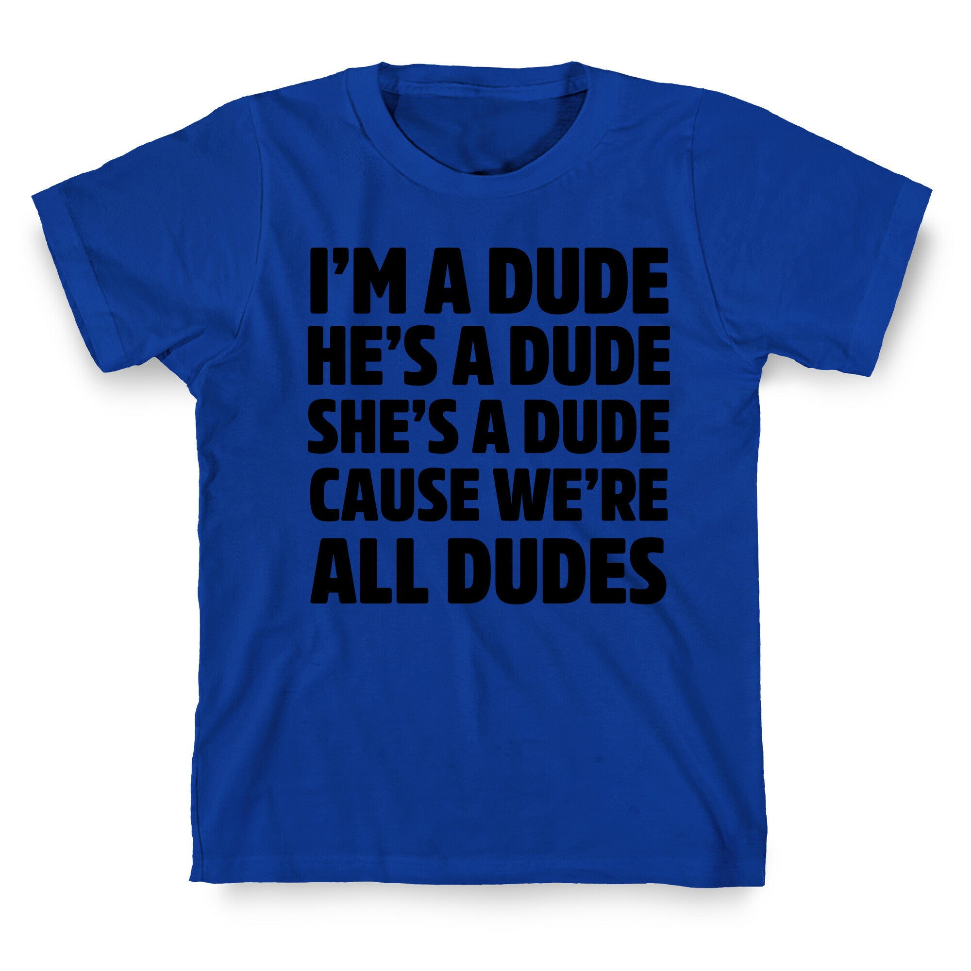 I'm a Dude, He's a Dude, She's a Dude T-Shirt