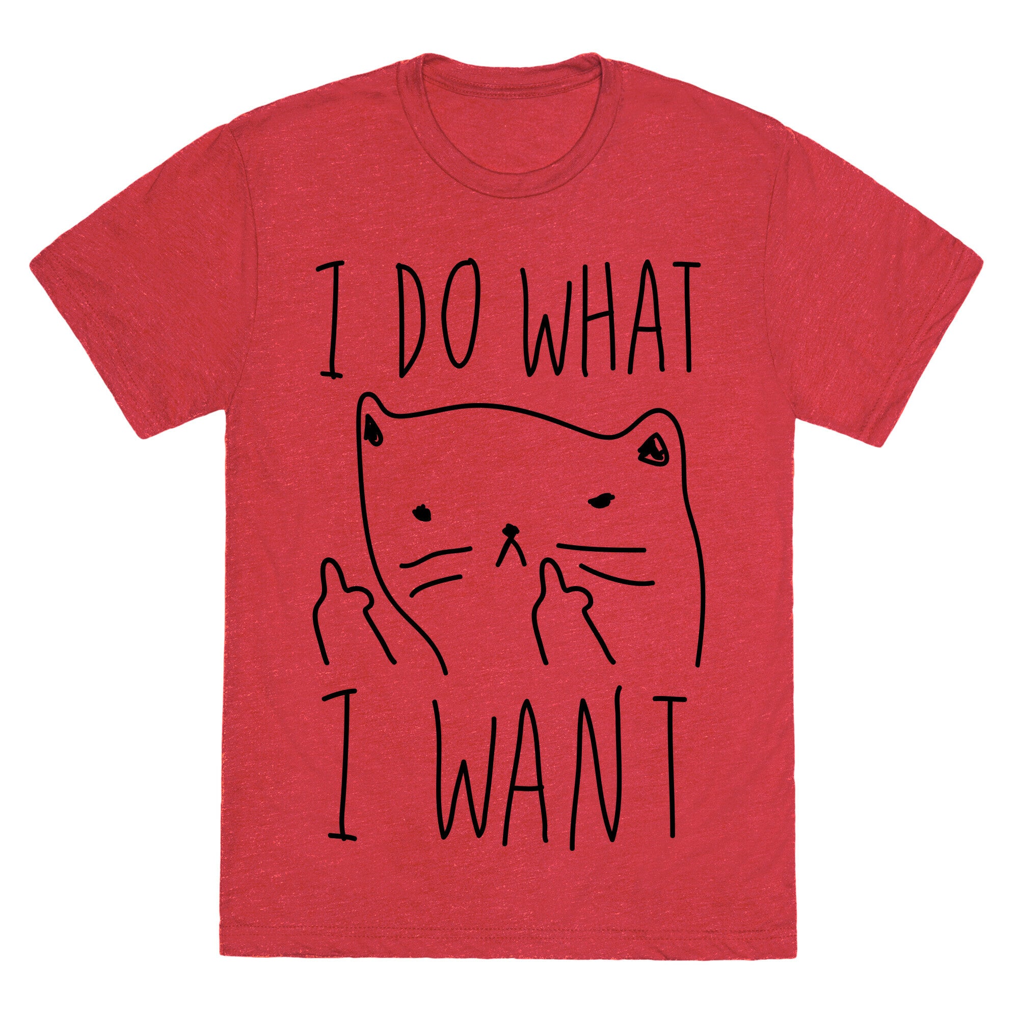 I Do What I Want Cat Unisex Triblend Tee