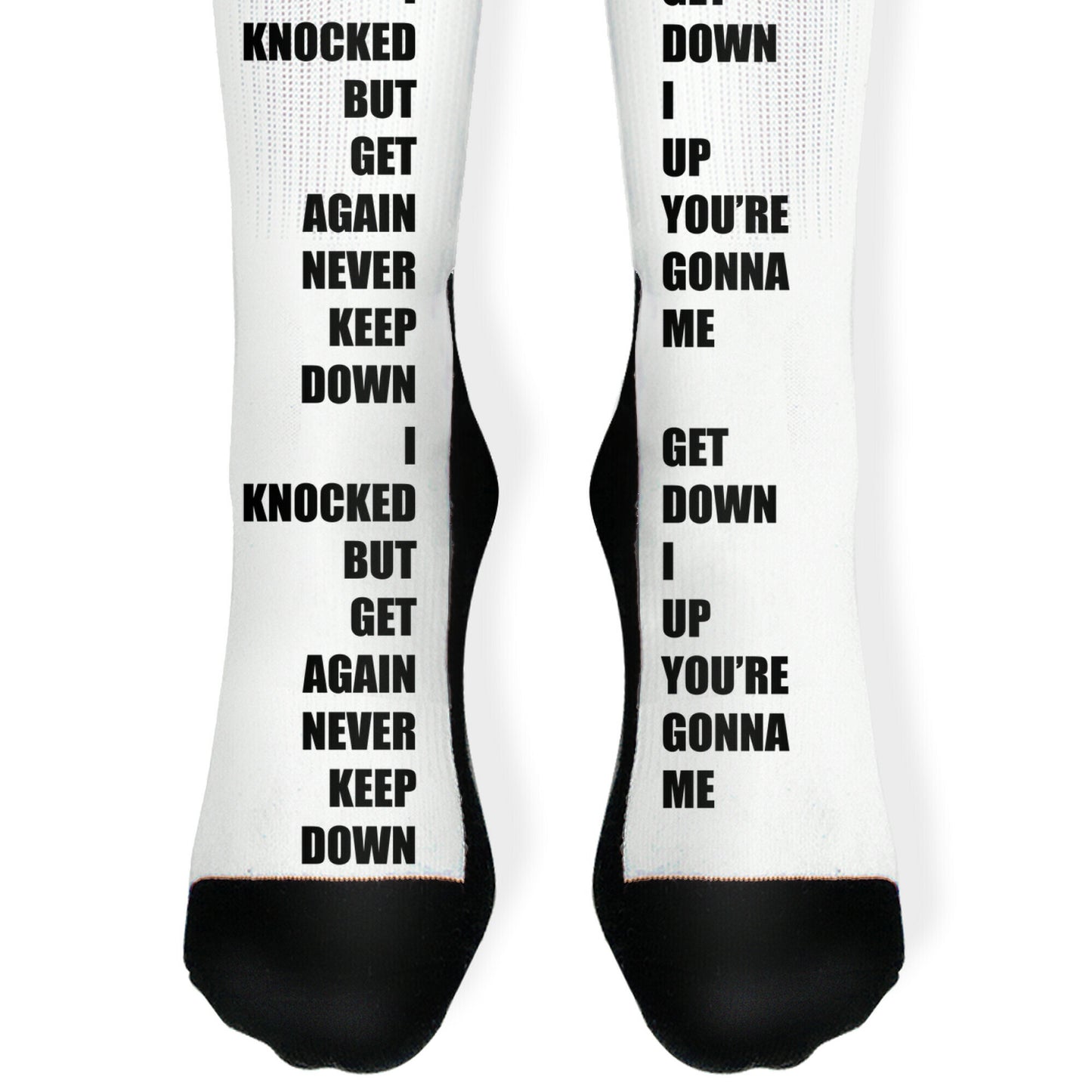 I Get Knocked Down Pair Socks Socks