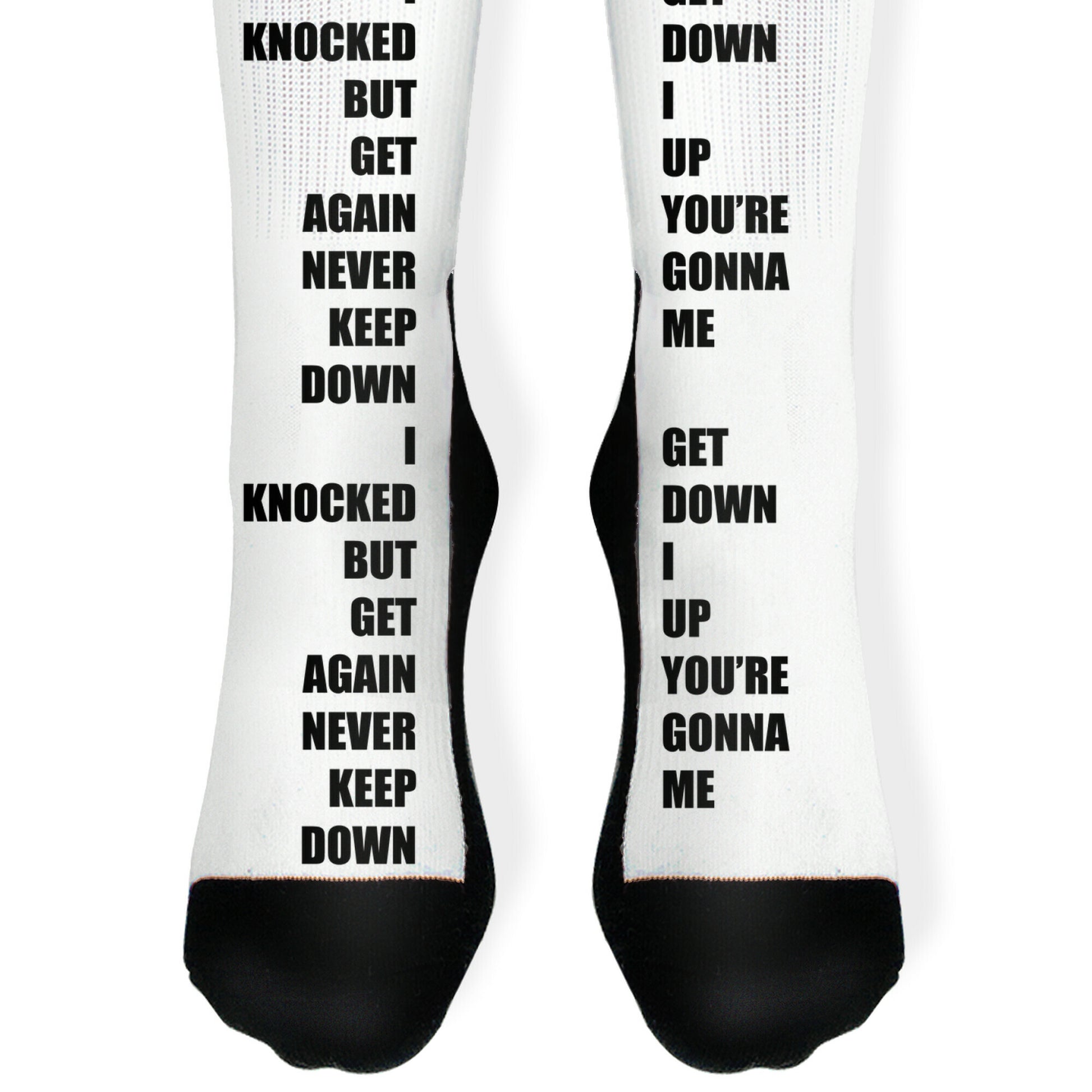 I Get Knocked Down Pair Socks Socks