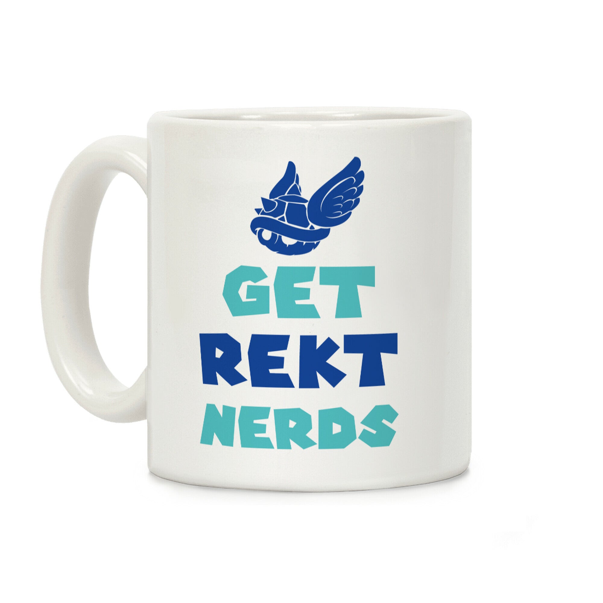 Blue Shell Get Rekt Nerds Coffee Mug