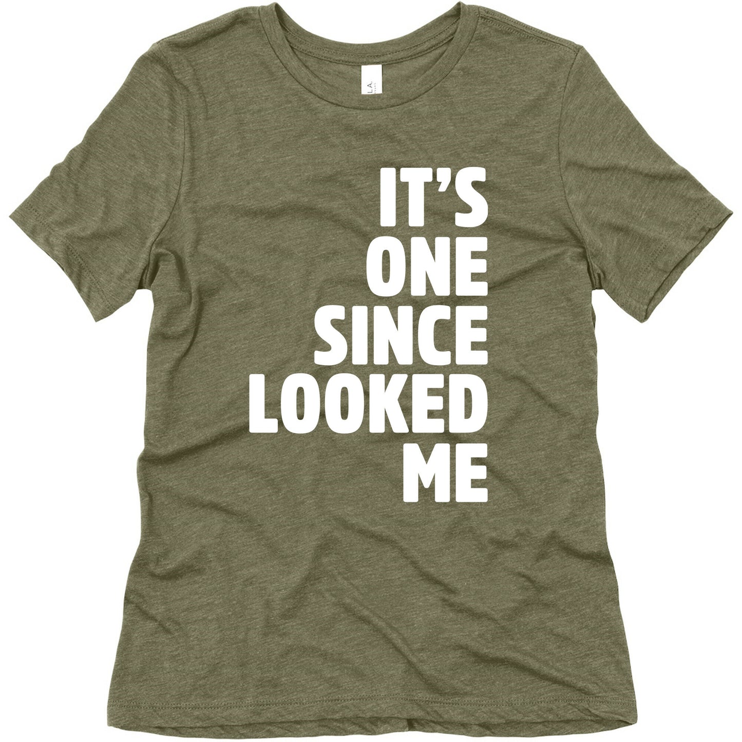 One Week Pair 1 White Print Women's Triblend Tee