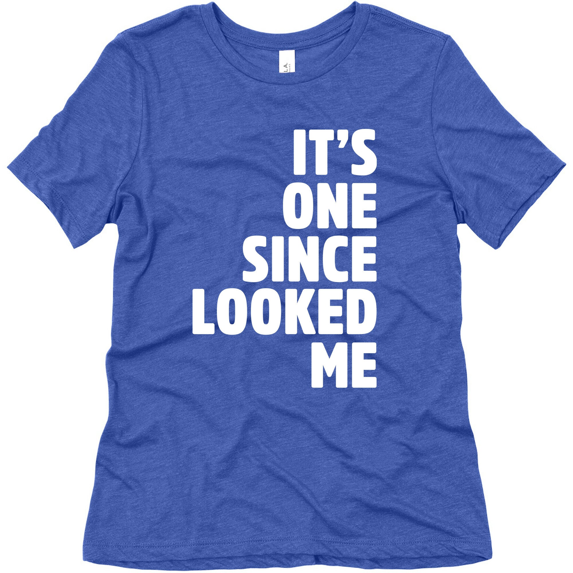 One Week Pair 1 White Print Women's Triblend Tee