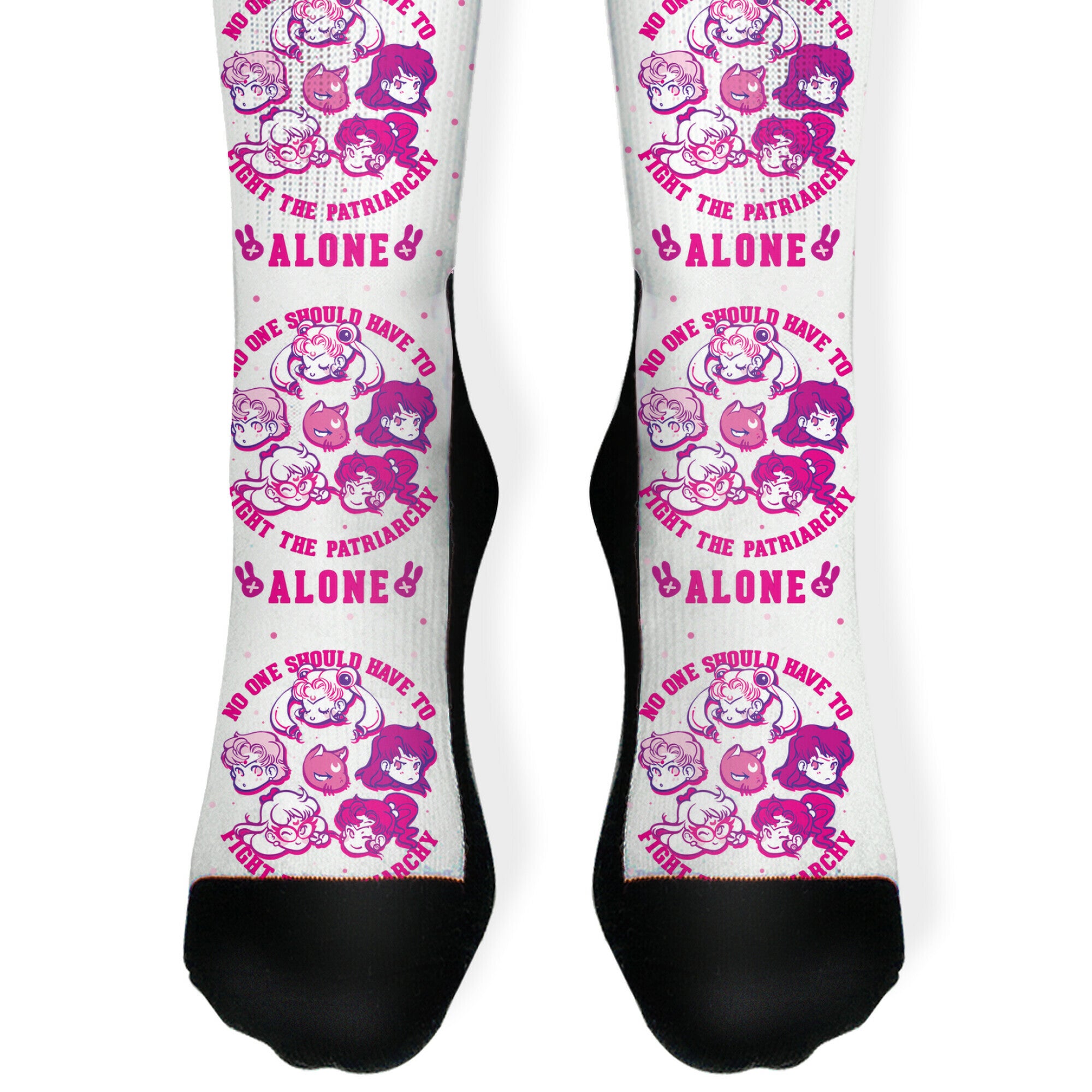 No One Should Have To Fight The Patriarchy Alone Socks
