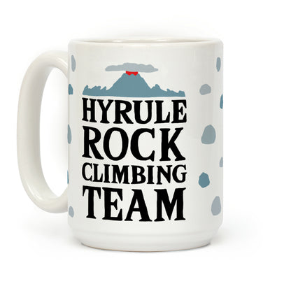 Hyrule Rock Climbing Team Coffee Mug