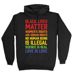 Black Lives Matter List Hoodie