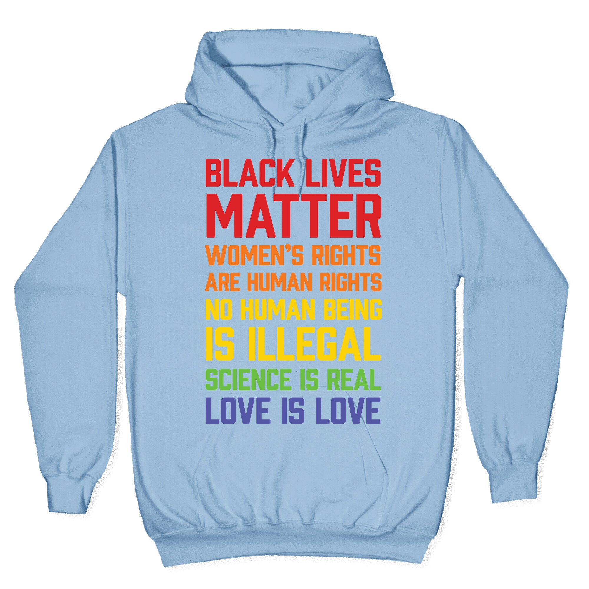 Black Lives Matter List Hoodie