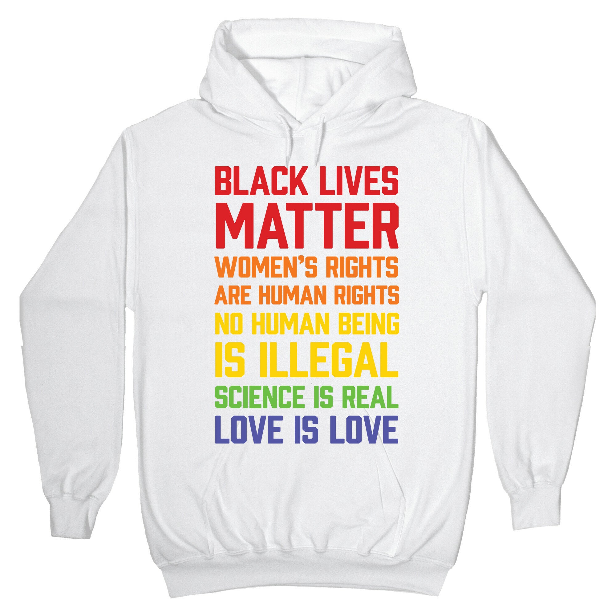 Black Lives Matter List Hoodie