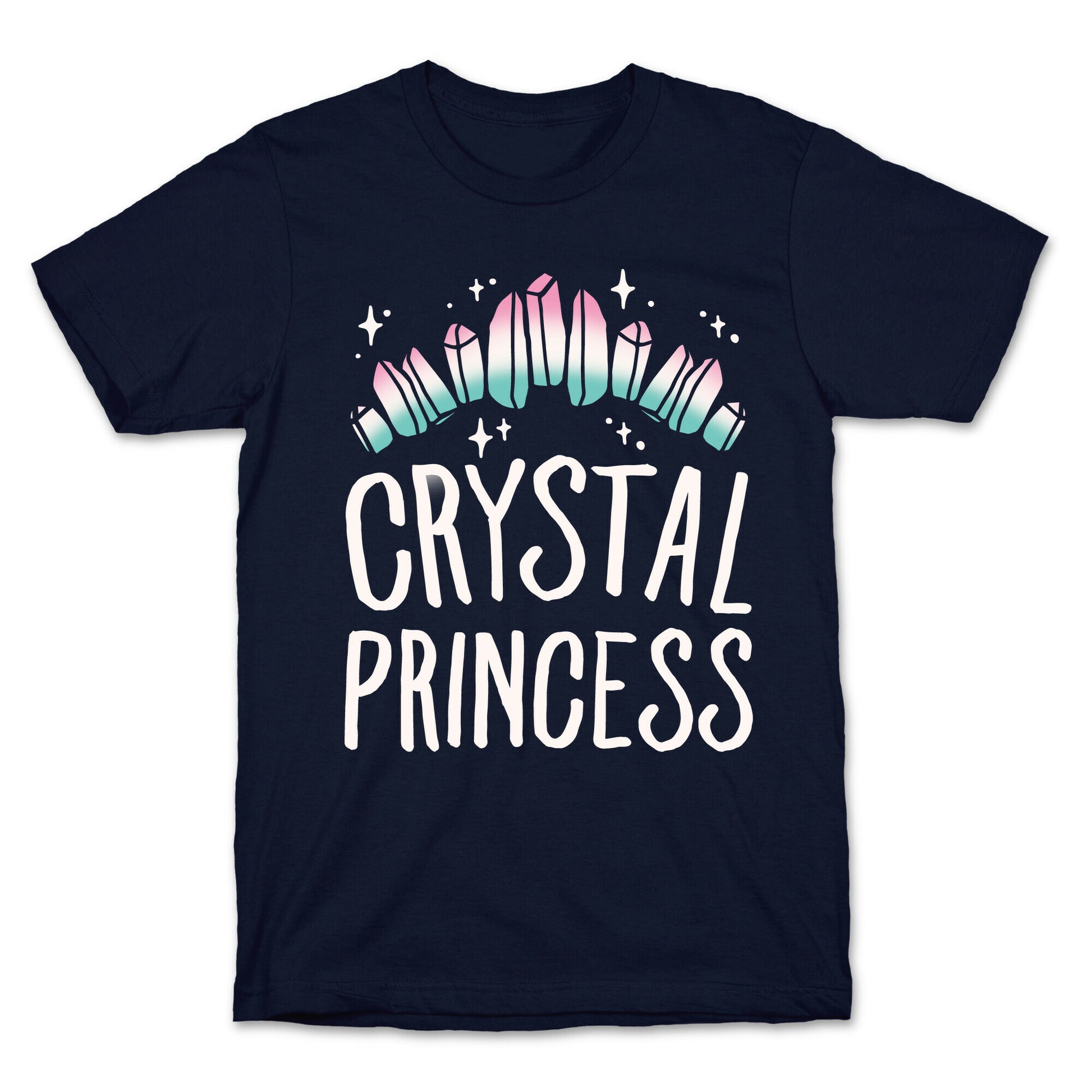 Crystal Princess White Print  T-Shirt