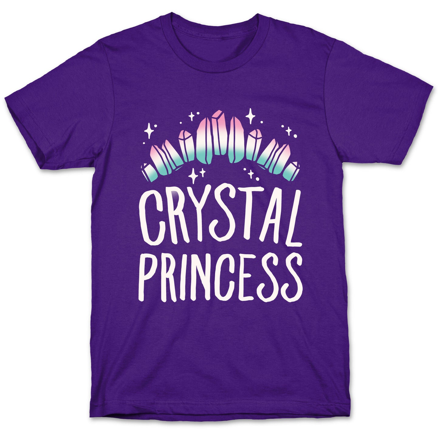 Crystal Princess White Print  T-Shirt