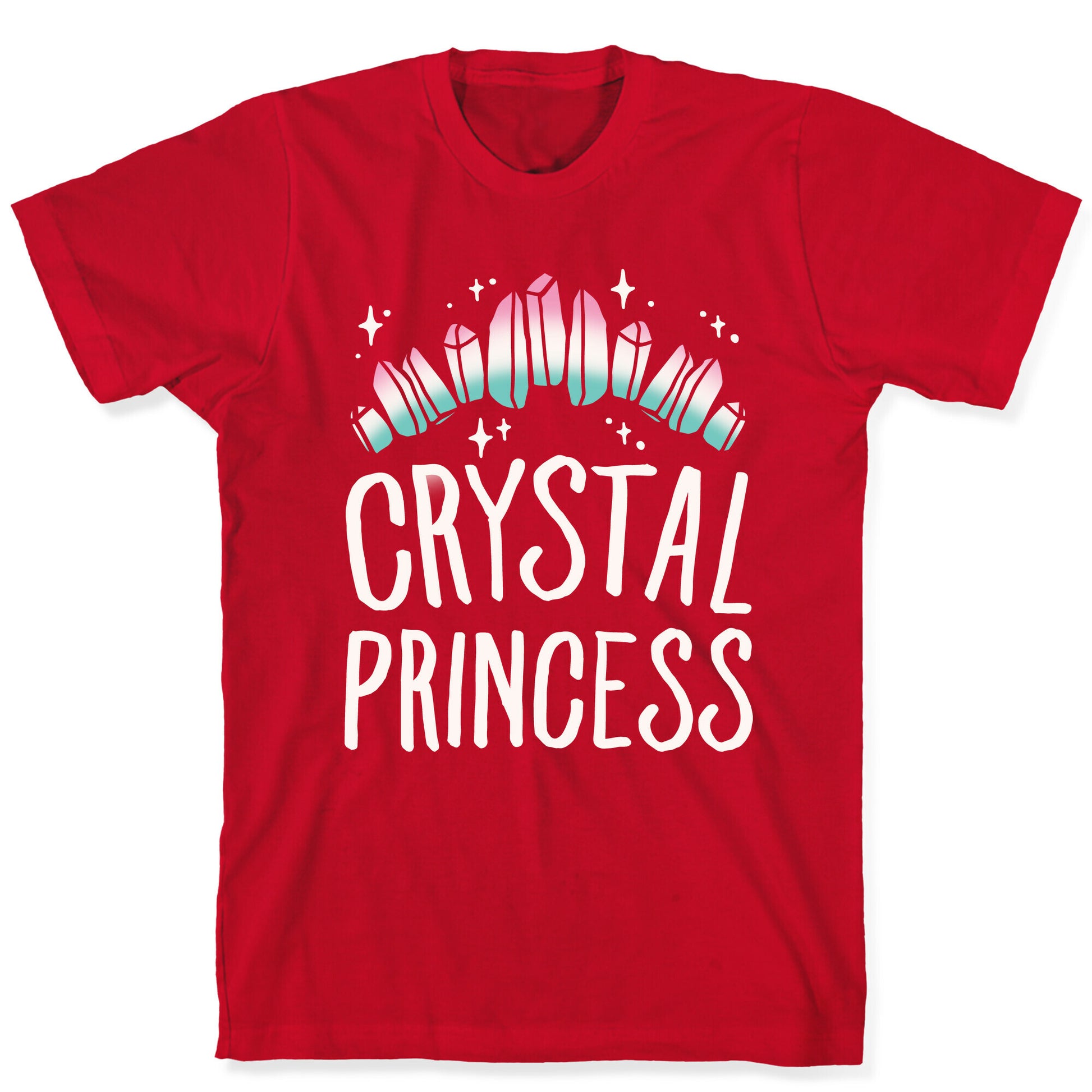 Crystal Princess White Print  T-Shirt