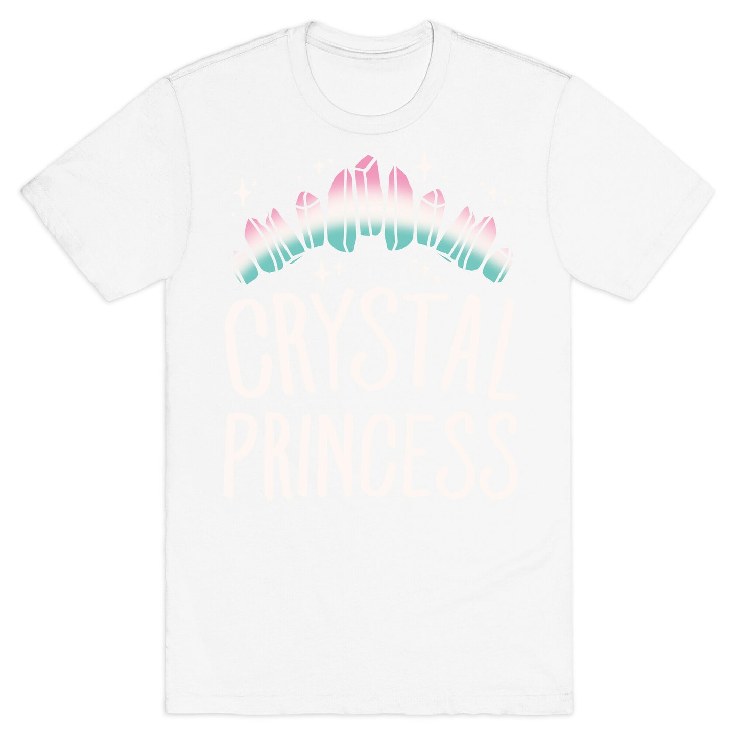 Crystal Princess White Print  T-Shirt