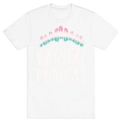 Crystal Princess White Print  T-Shirt