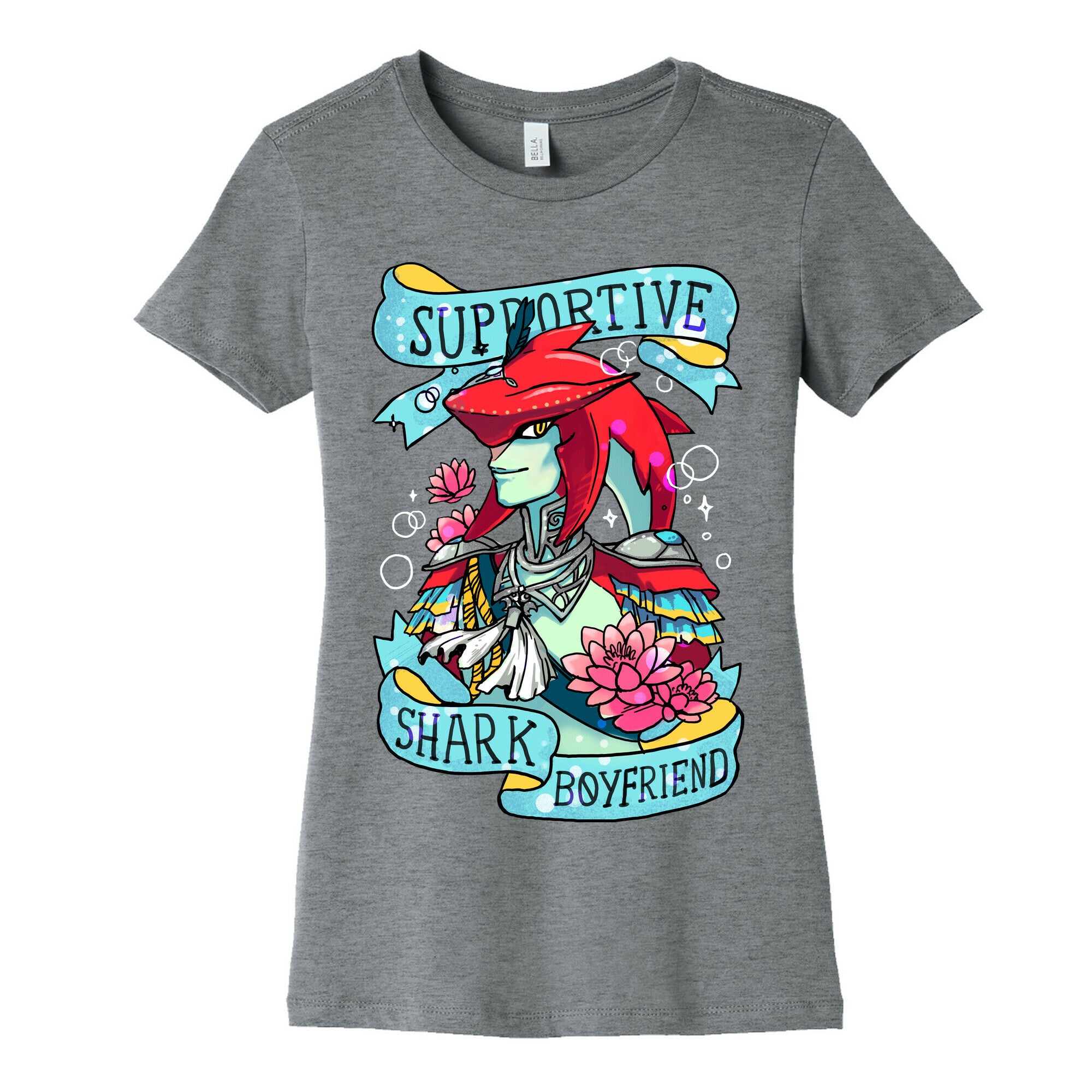 Prince Sidon: Supportive Shark Boyfriend Women's Cotton Tee