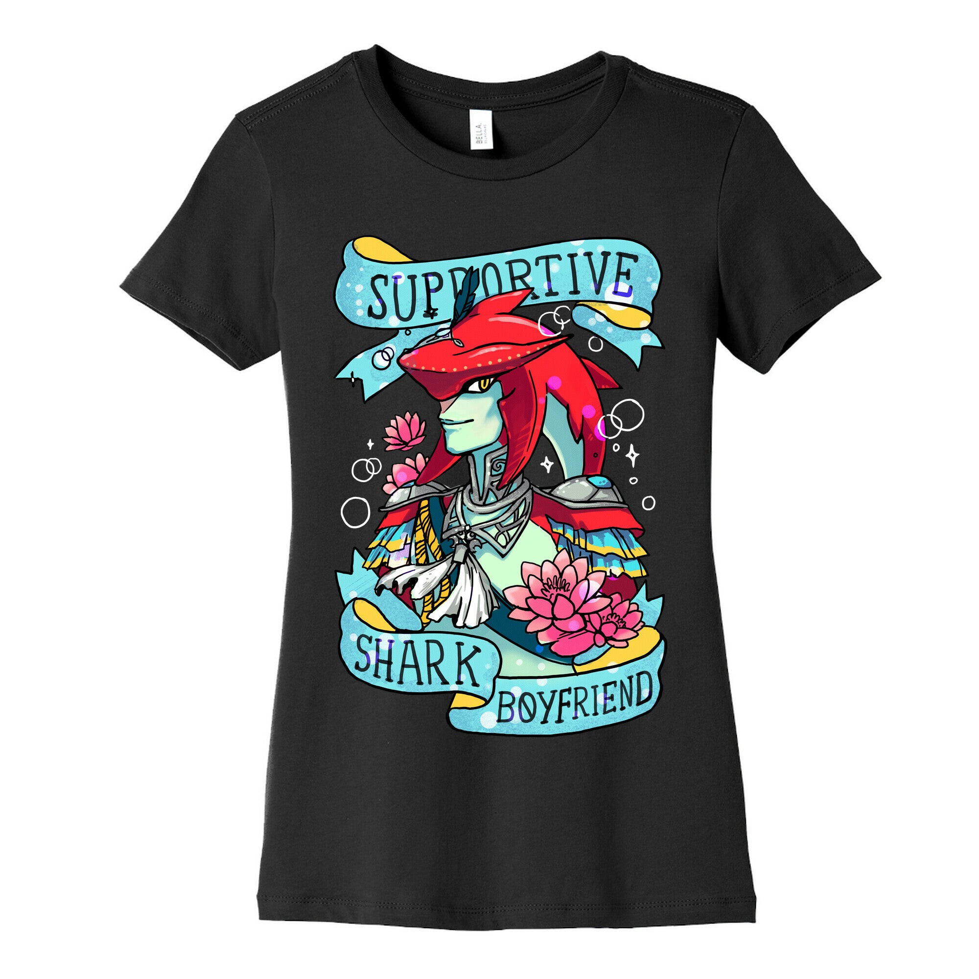 Prince Sidon: Supportive Shark Boyfriend Women's Cotton Tee