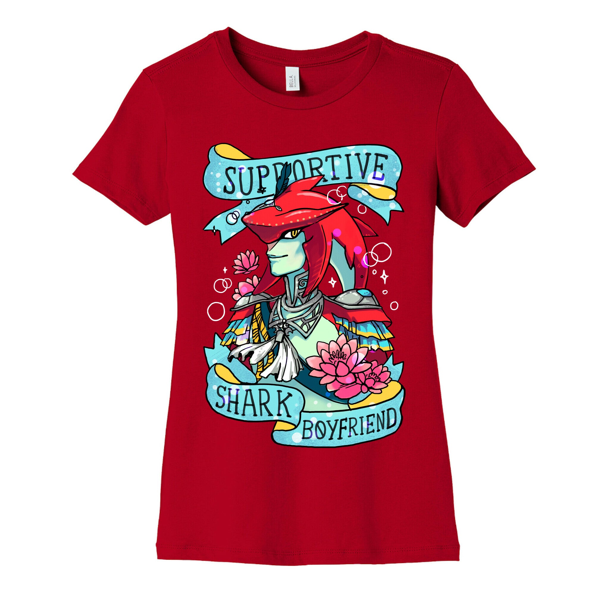 Prince Sidon: Supportive Shark Boyfriend Women's Cotton Tee