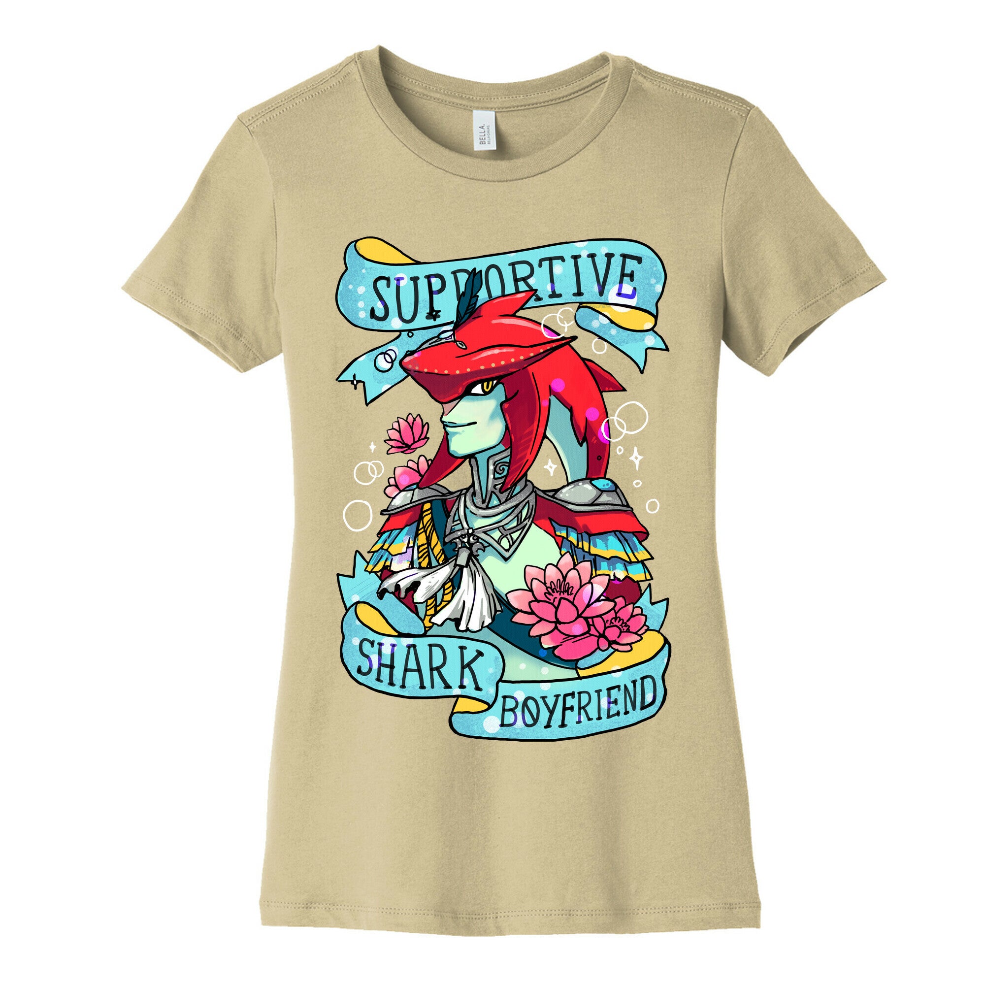 Prince Sidon: Supportive Shark Boyfriend Women's Cotton Tee
