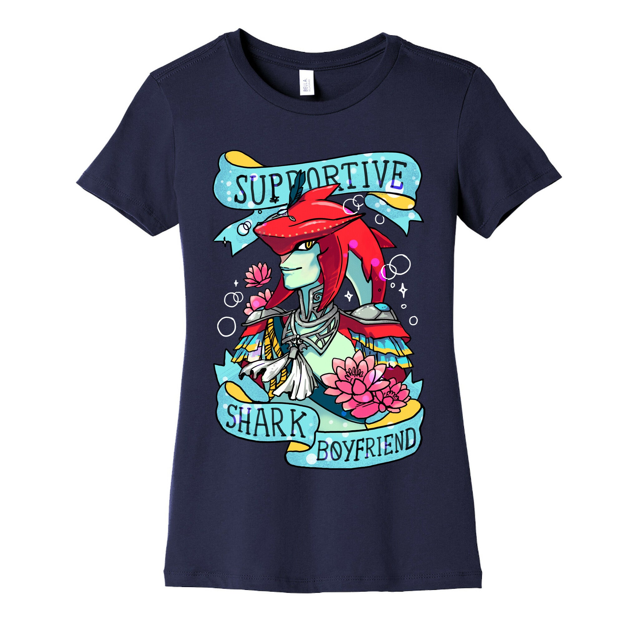 Prince Sidon: Supportive Shark Boyfriend Women's Cotton Tee