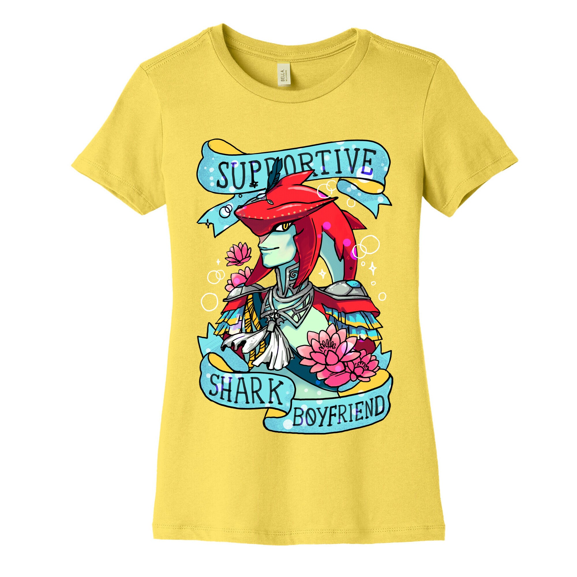 Prince Sidon: Supportive Shark Boyfriend Women's Cotton Tee