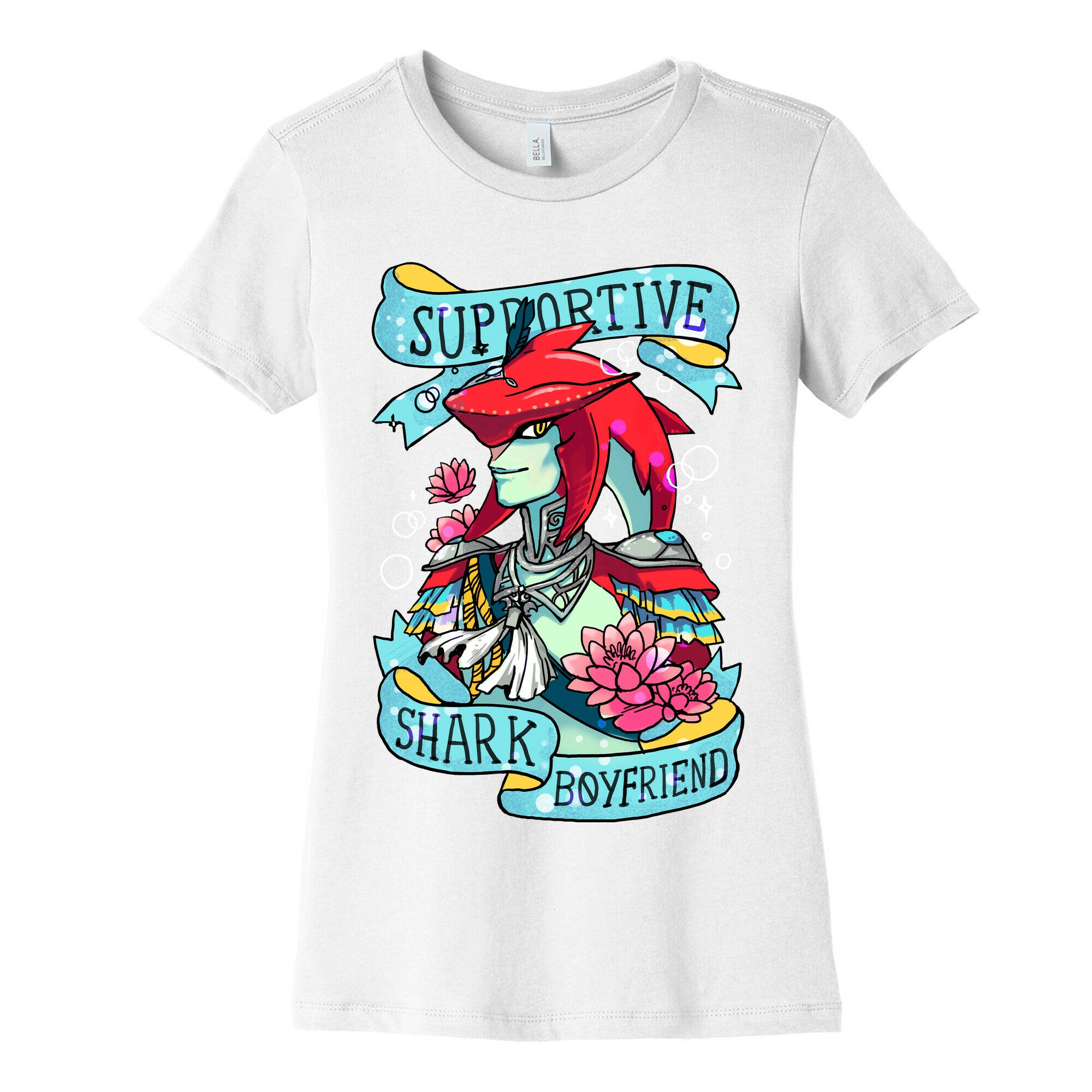 Prince Sidon: Supportive Shark Boyfriend Women's Cotton Tee