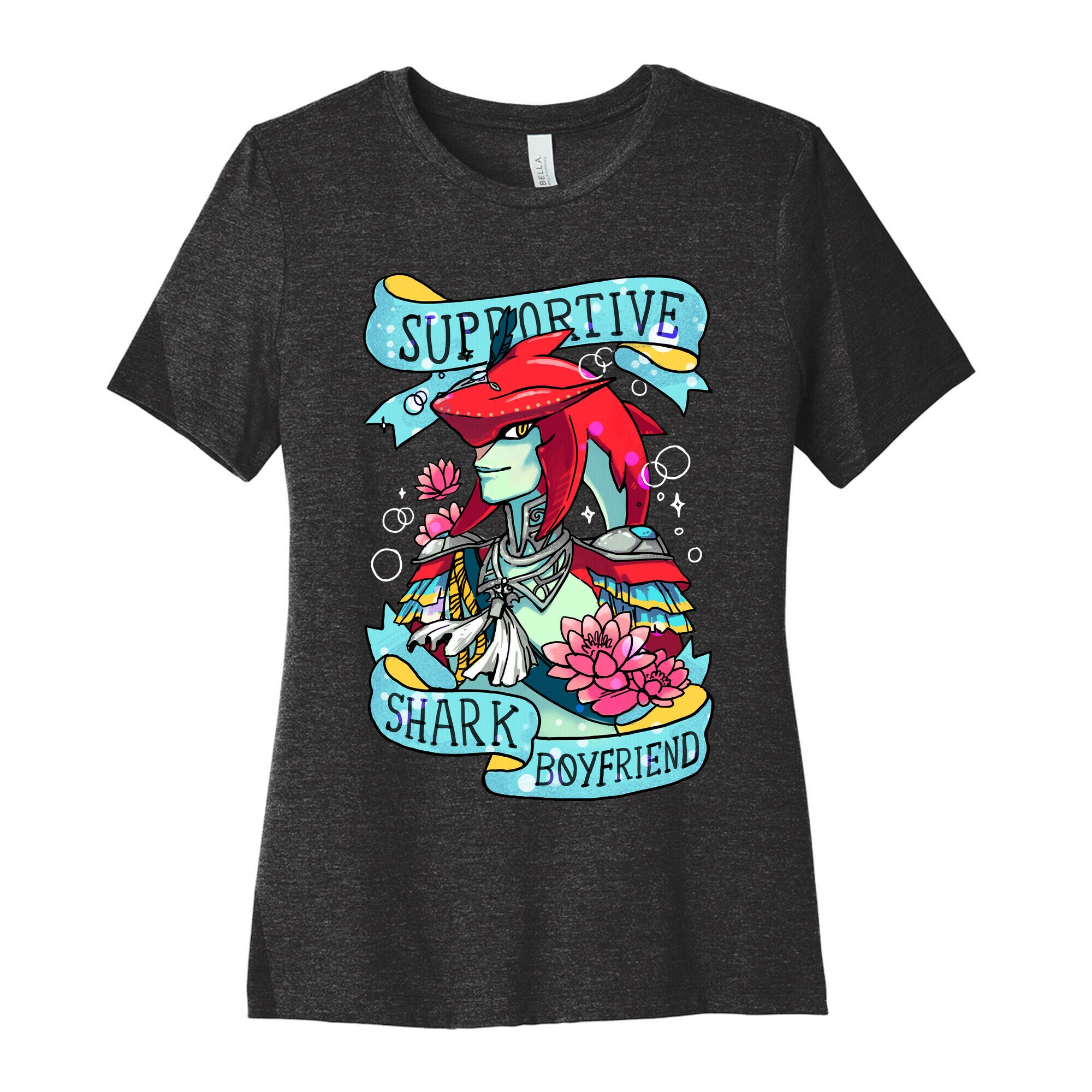 Prince Sidon: Supportive Shark Boyfriend Women's Cotton Tee