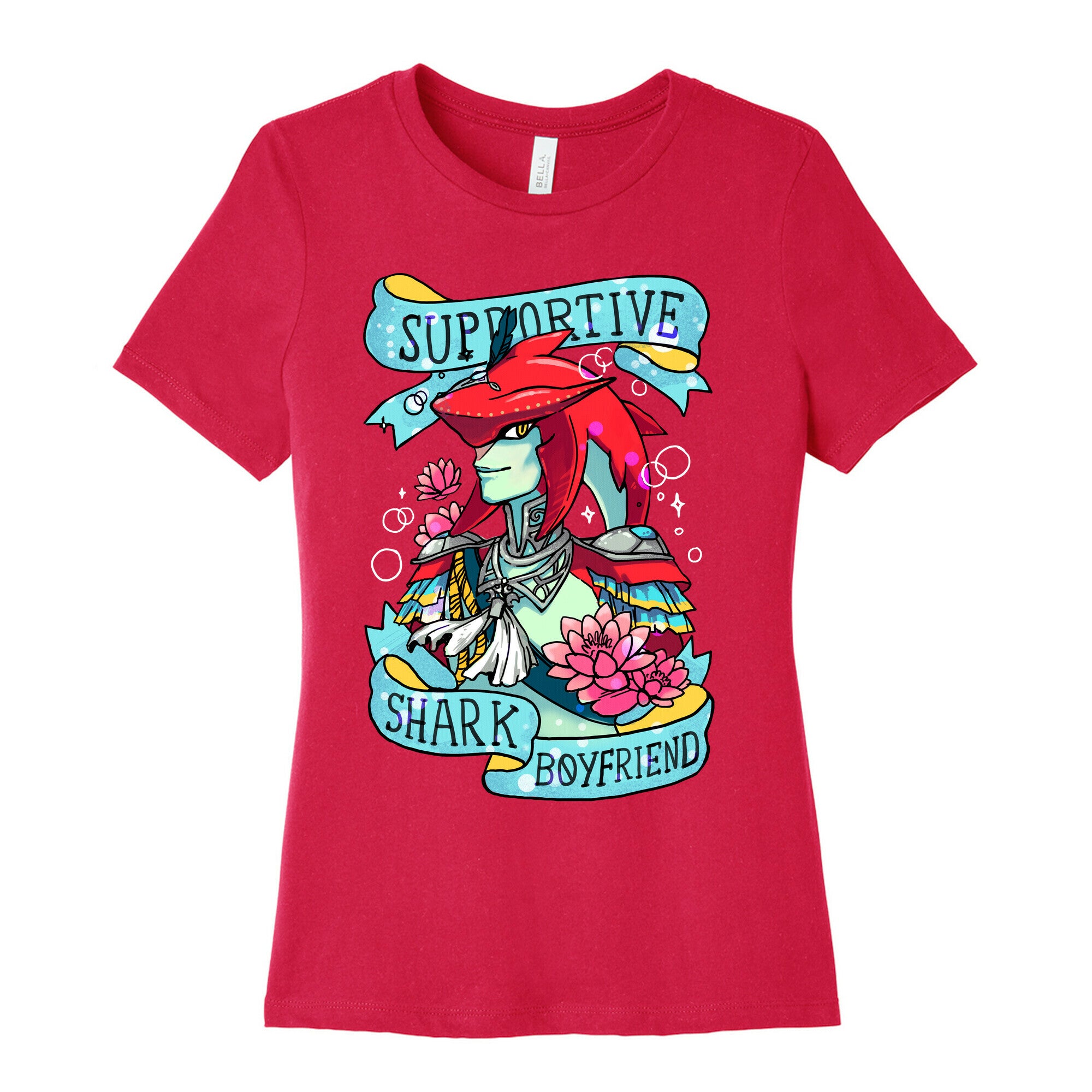 Prince Sidon: Supportive Shark Boyfriend Women's Cotton Tee