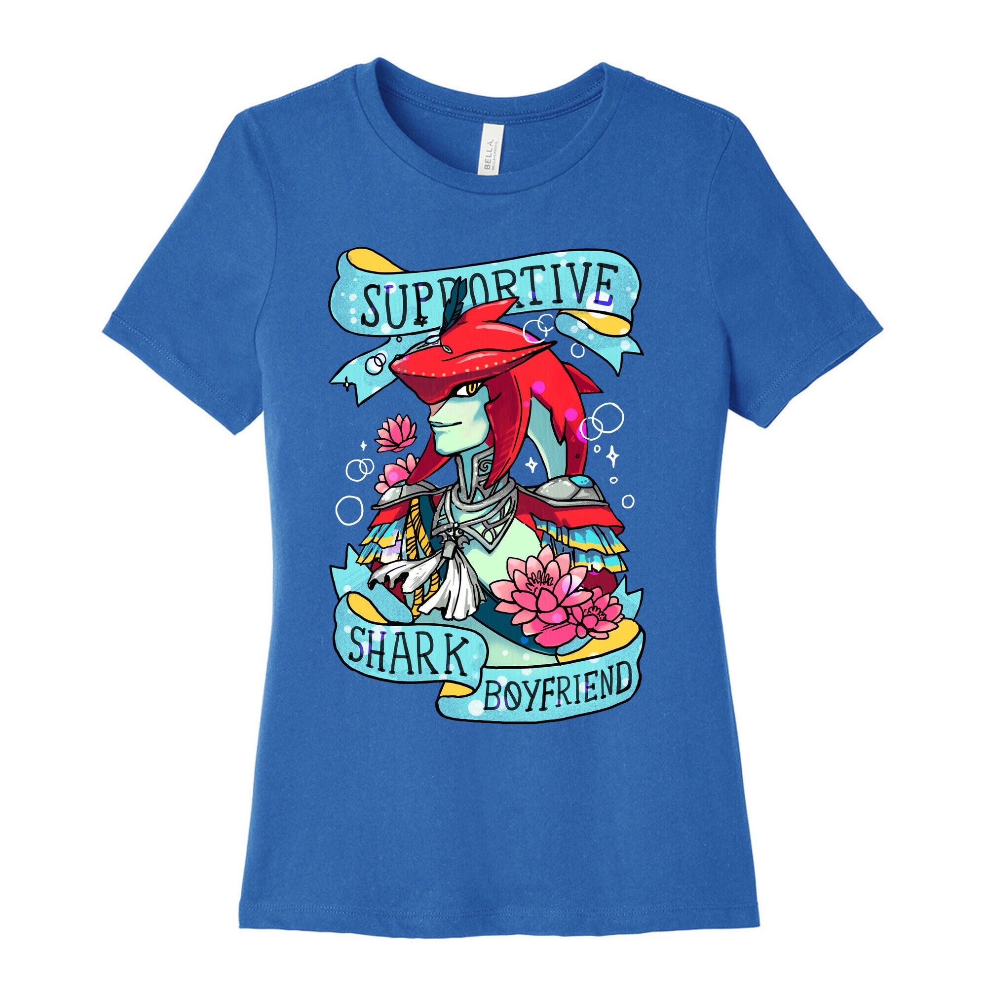 Prince Sidon: Supportive Shark Boyfriend Women's Cotton Tee
