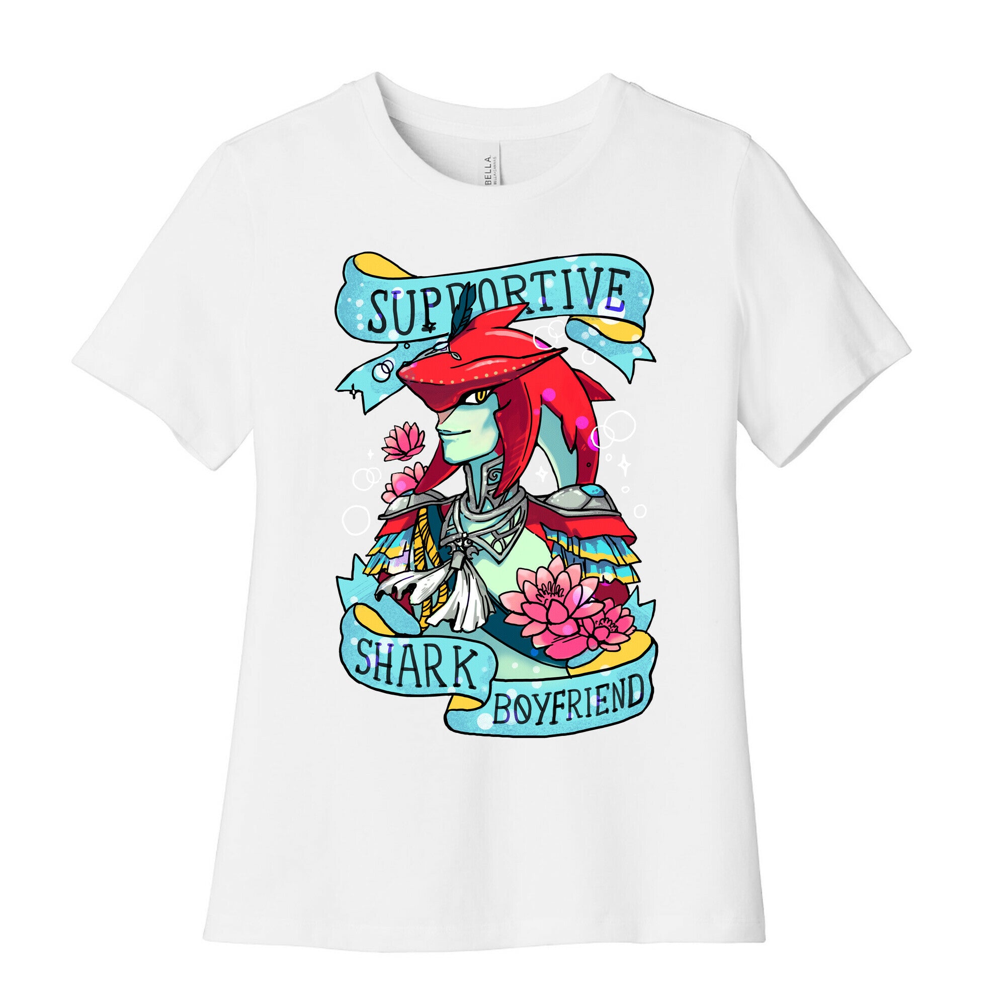 Prince Sidon: Supportive Shark Boyfriend Women's Cotton Tee