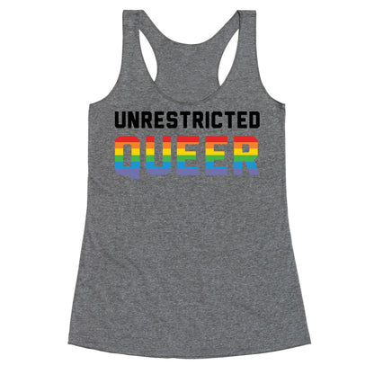 Unrestricted Queer Racerback Tank