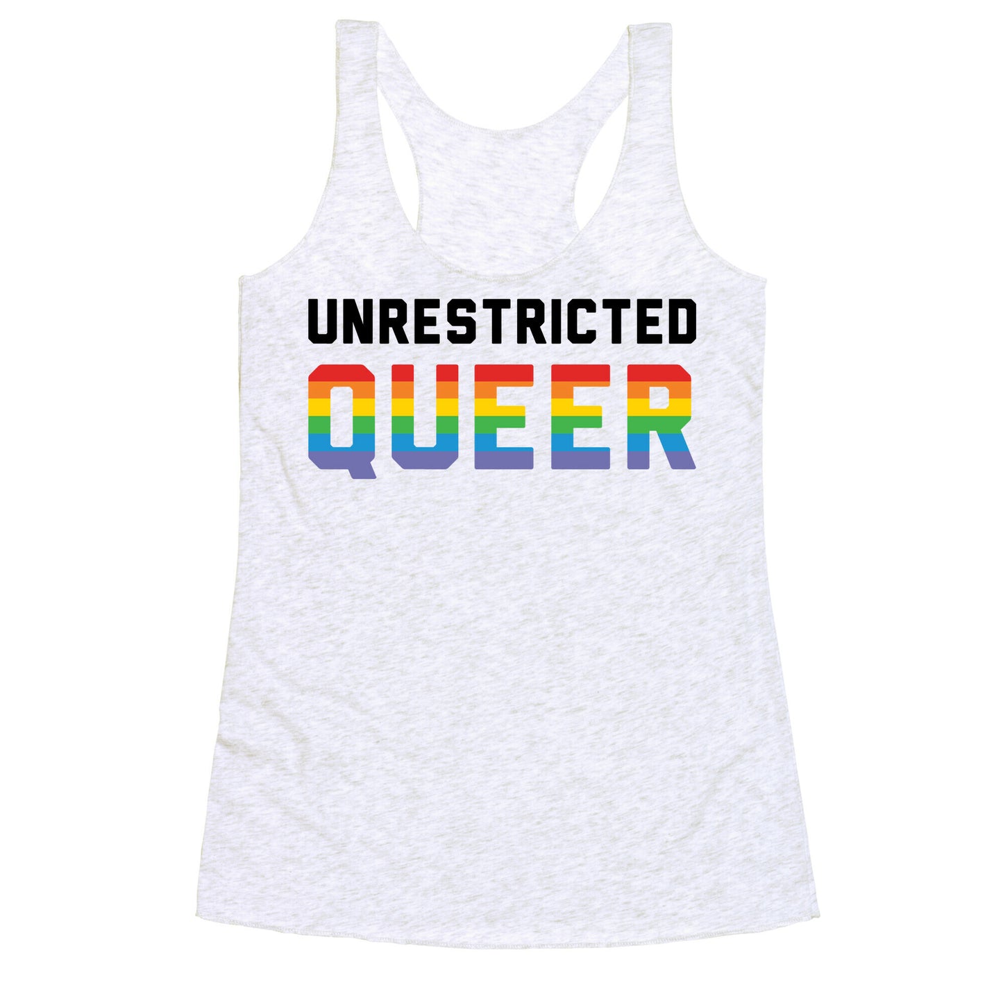 Unrestricted Queer Racerback Tank