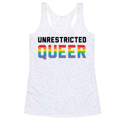 Unrestricted Queer Racerback Tank