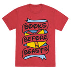 Books Before Beasts Unisex Triblend Tee