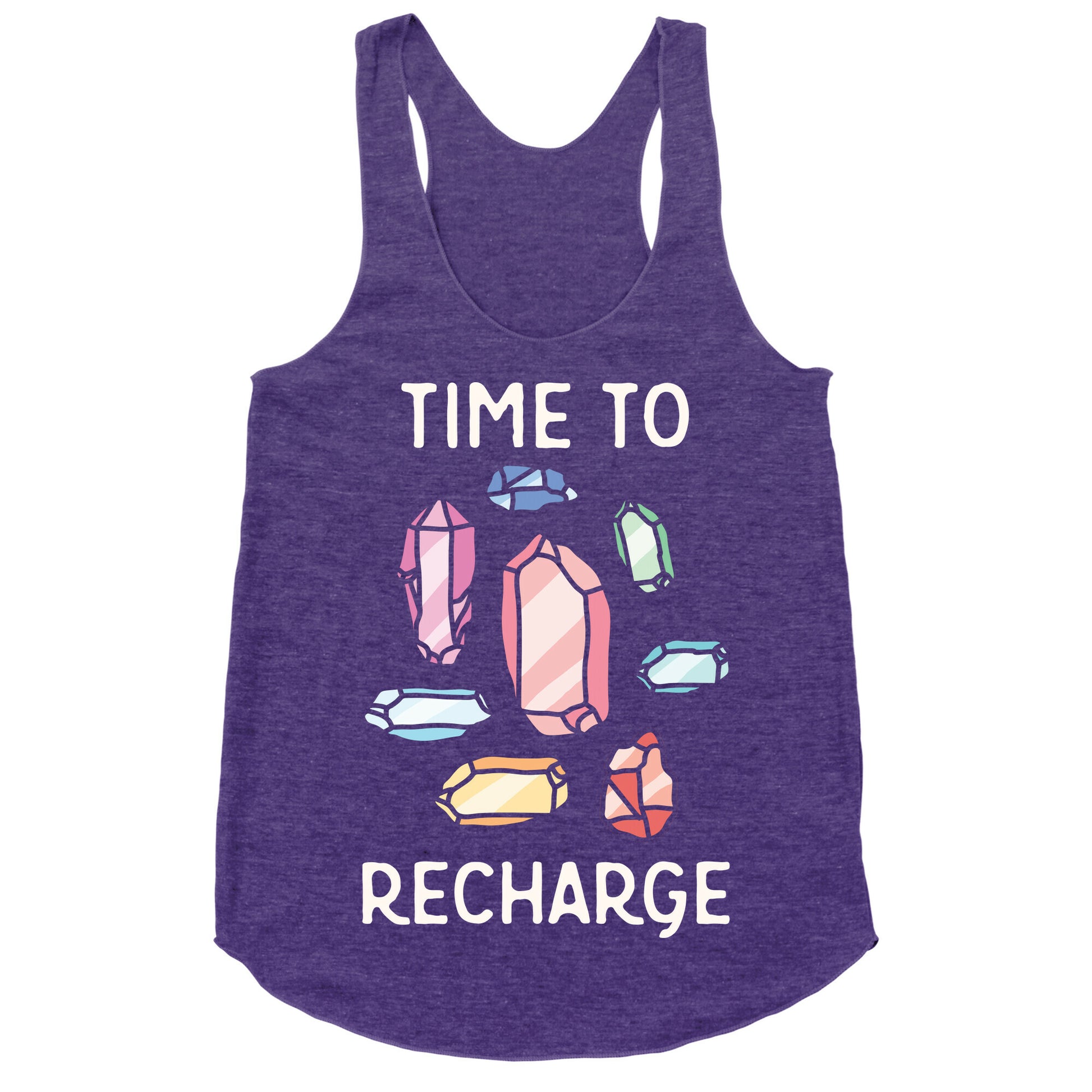 Time To Recharge Racerback Tank