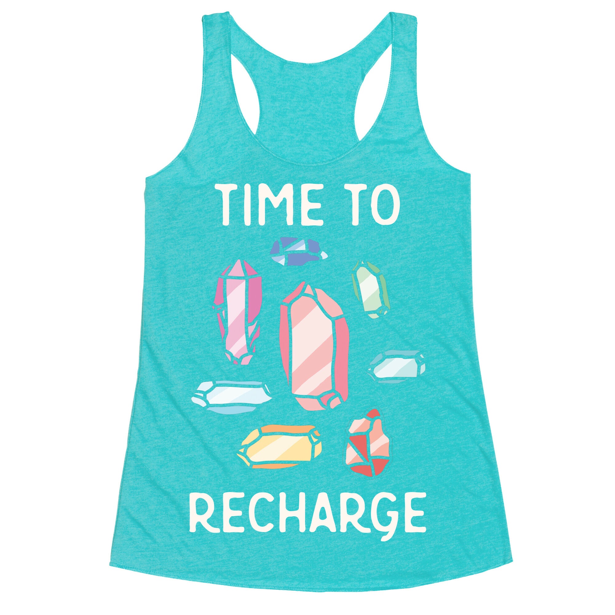 Time To Recharge Racerback Tank