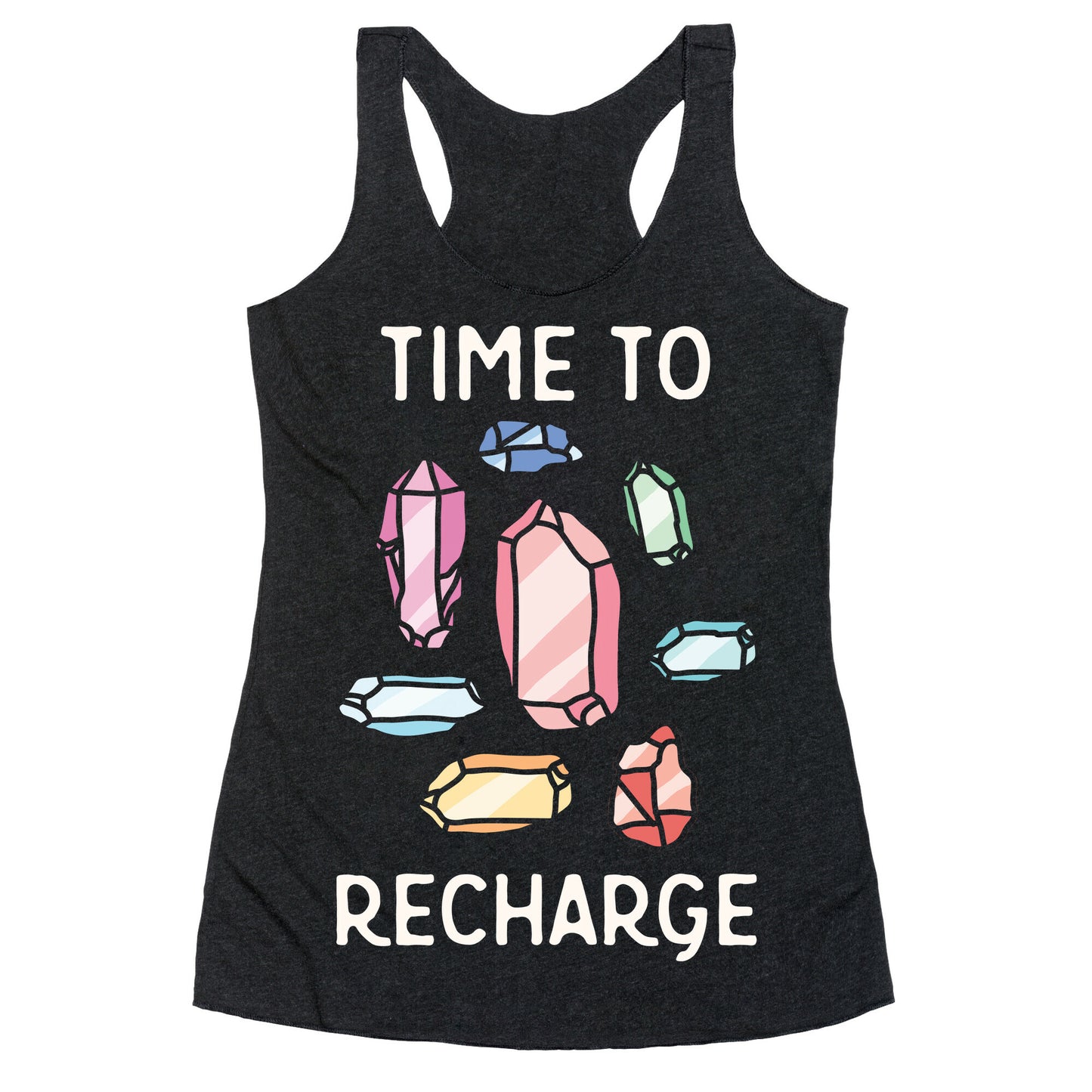Time To Recharge Racerback Tank