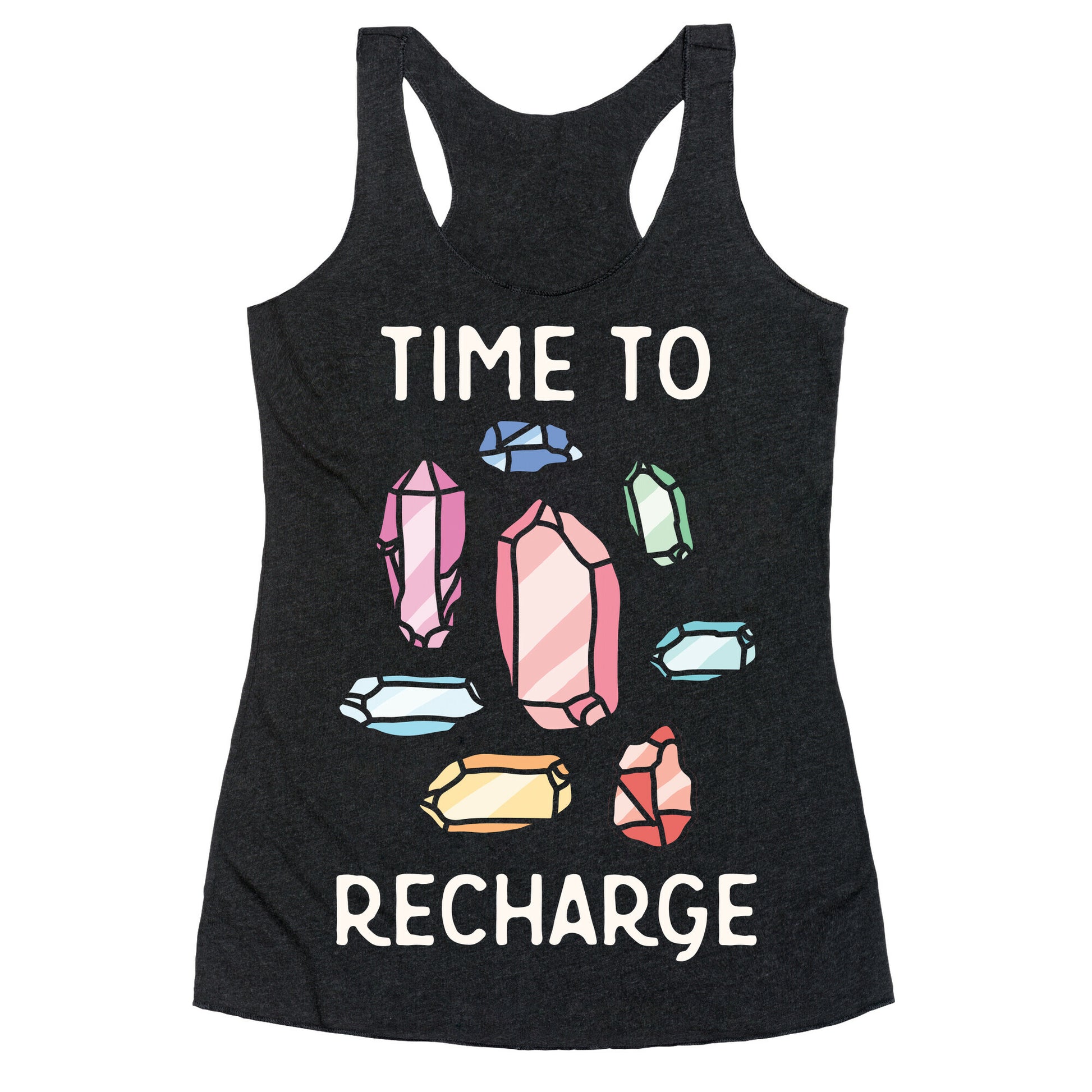Time To Recharge Racerback Tank