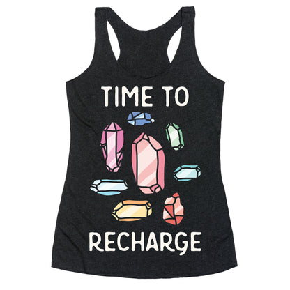 Time To Recharge Racerback Tank